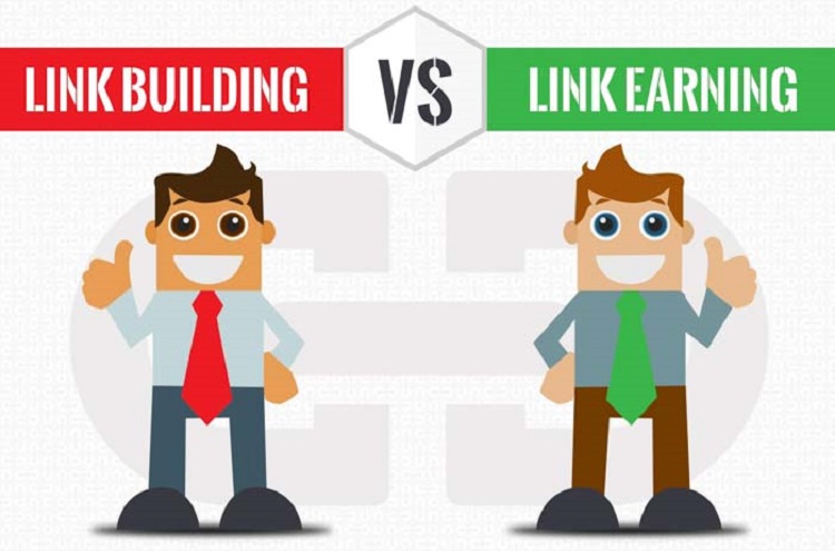 link earning và link building