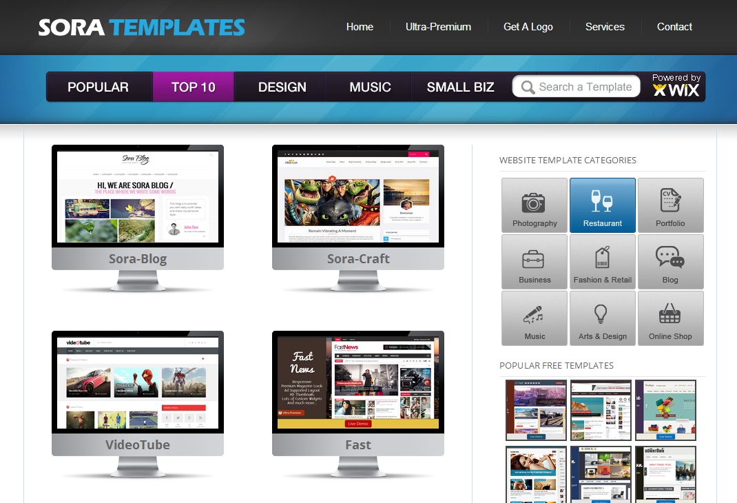 Chọn mẫu template đẹp giúp website của bạn trở nên nổi bật hơn