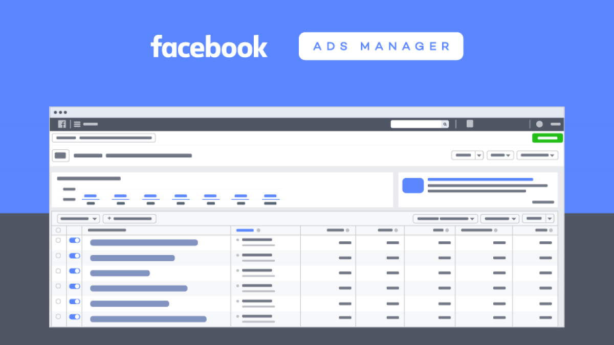 Công cụ cơ bản nhất - Facebook Ads Manager